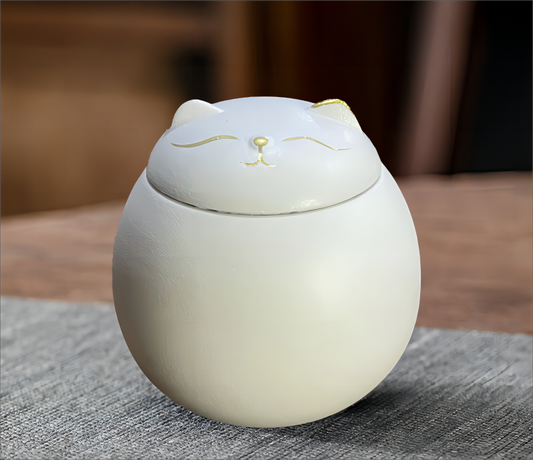 White cute cat tea pot（test proudct）