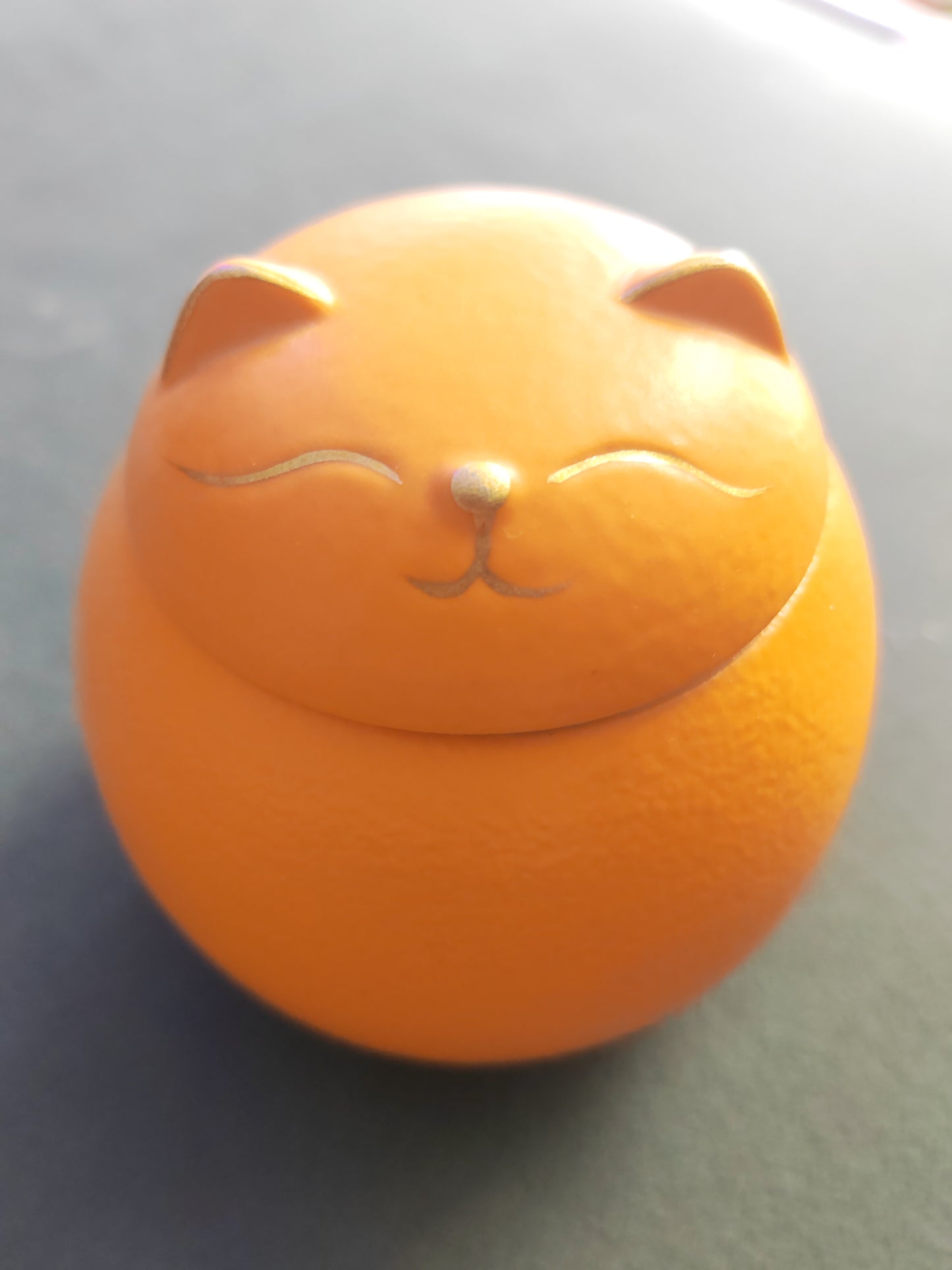 Yellow cute cat tea pot（test proudct）