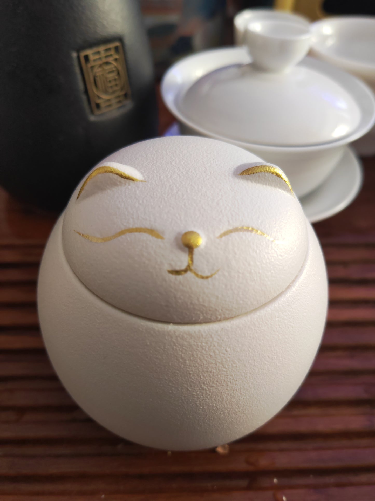 White cute cat tea pot（test proudct）